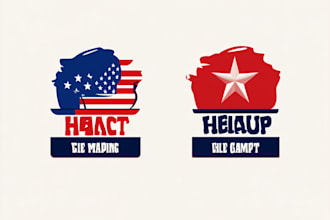 design minimalist political campaign logo