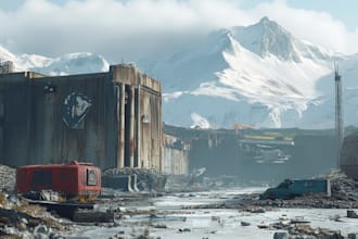 design an environment background concept art