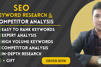 do profitable SEO keyword research and competitor analysis