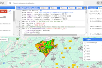 do advance gis and remote sensing analysis with google earth engine