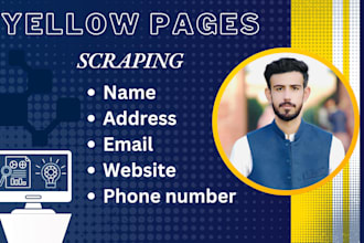 scrape yellow pages for targeted email lists, contact details, and addresses