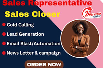 be your sales closer sales representative sales agent sales leads salesperson