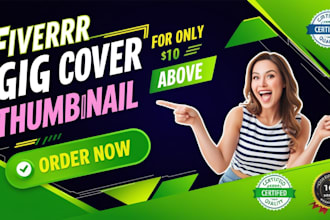 design clickable gig picture fiverr gig image and gig cover thumbnail picture