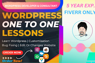 be your wordpress tutor for your website