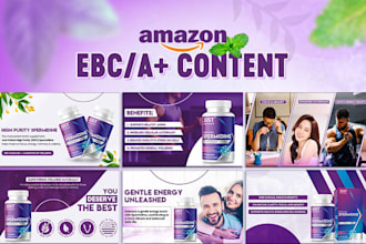 create amazon listing images, infographics, ebc design