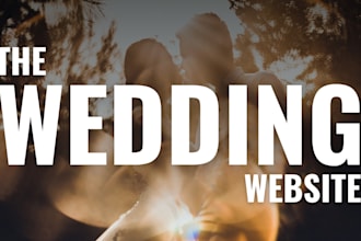 create stunning wedding websites
