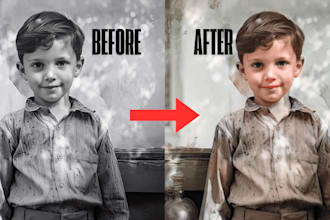 colorize black and white photo