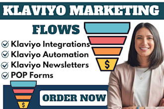set up klaviyo flows, klaviyo marketing, klaviyo automation klaviyo sales funnel