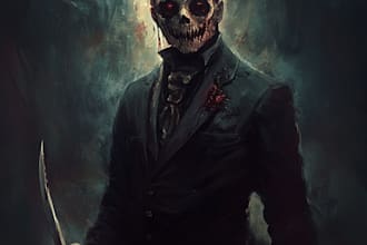draw a horror characters or fantasy horror art