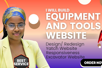 build construction equipment rental website,yatch,excavator heavy equipment site