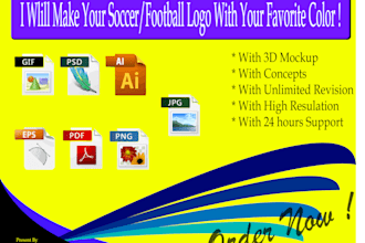 design football and other sports team logo