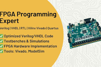 do fpga programming with verilog, vhdl, and rtl design using xilinx vivado
