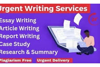 write essay, case study analysis, apa paper, report, research and summary