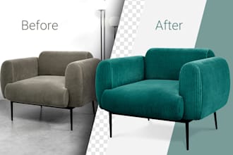 change the texture color and fabric on any furniture