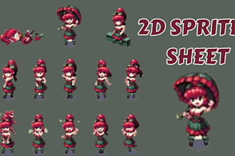 design 2d sprites,pixel sprites,sprites sheet,rpg maker mv,mz,sprites animation