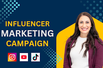 manage instagram, tiktok, youtube influencer marketing campaigns expertly