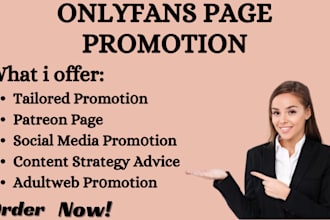 do organic adultweb page promotion onlyfans promotion link management
