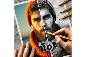 create stunning pencil sketches in just 24 hours
