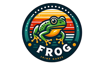 do modern frog logo