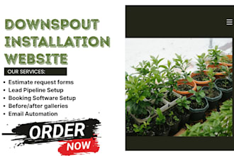 design flower bed maintenance gutter installation drainage downspout website