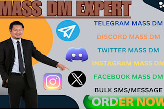 do instagram mass dm, twitter mass dm, discord mass dm, facebook mass dm
