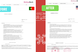 provide certified professional translation between portuguese and english