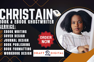 ghostwrite christian book, book editor daily devotionals, do prayer journal, KDP