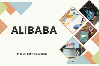 do alibaba product listing and research profitable items