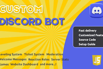 create a custom discord bot, ai chatbot, bot