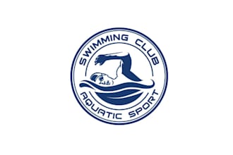 design high quality swimming sports logo with express delivery