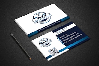 do professional luxury business card and logo design