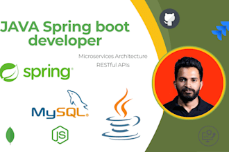 develop robust spring boot backend apis and microservices