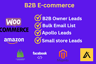 do b2b ecommerce leads, small store leads, owner lead generation
