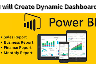 create dynamic dashboard using power bi