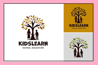 do childcare education daycare school toyshop logo