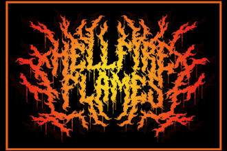 create slamming death metal logo