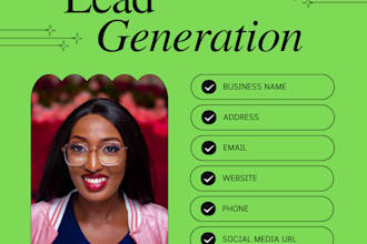 build a b2b lead generation and email list for any business