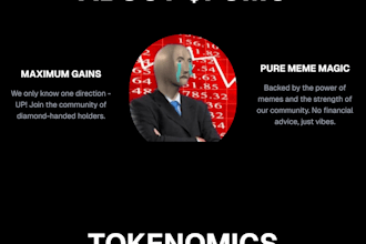 create crypto website, meme coin website
