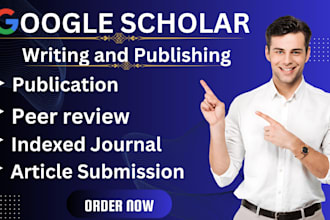 write and published articles peer reviewed google scholar indexed journal
