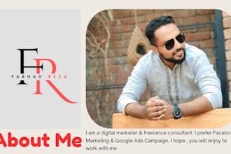 do fb, instagram business page setup, fan page creation, banner and cover design