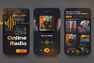 create radio app and admin panel for multiple radio stations
