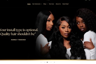 design hair extension shopify store hair extension store hair extension website