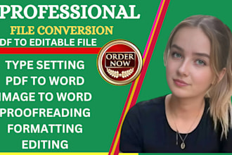 do fast typing job retype scanned documents fast typist pdf to word