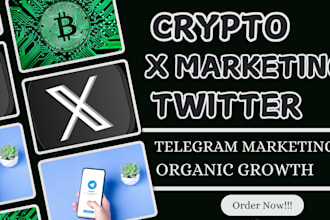 viral crypto twitter x marketing crypto telegram promotion for real growth