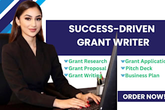 write your grant application, grant writing, grant proposal and grant research