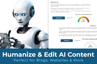humanize and edit ai generated content for SEO and readability