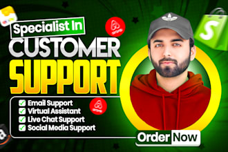 provide customer care support via email and chat for airbnb, shopify, and ebay