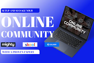 create mighty network, skool, kajabi online course