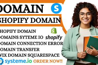fix or connect domain to shopify, google workspace, systeme io, wix, squarespace