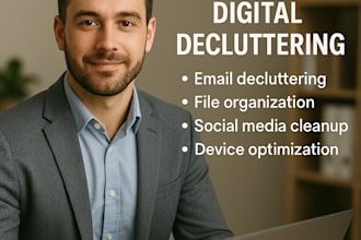 do  personalized digital decluttering plans